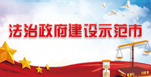 法治政府建设示范市”